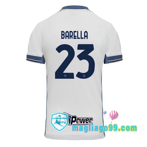 Magliago - Passione Maglie Thai Affidabili Basso Costo Online Shop | Maglia Inter Milan (BARELLA 23) Seconda Bianco 2024/2025