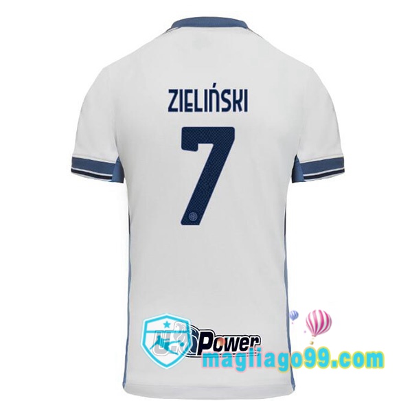 Magliago - Passione Maglie Thai Affidabili Basso Costo Online Shop | Maglia Inter Milan (ZIELIŃSKI 7) Seconda Bianco 2024/2025