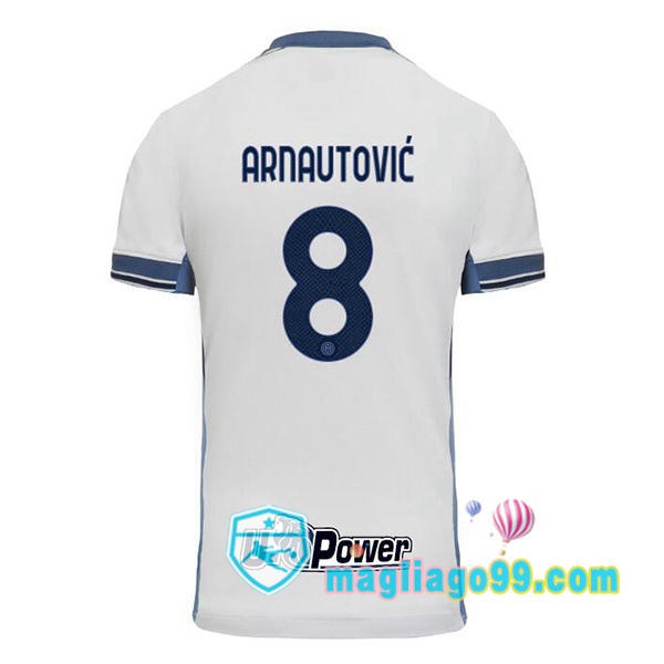 Magliago - Passione Maglie Thai Affidabili Basso Costo Online Shop | Maglia Inter Milan (ARNAUTOVIĆ 8) Seconda Bianco 2024/2025
