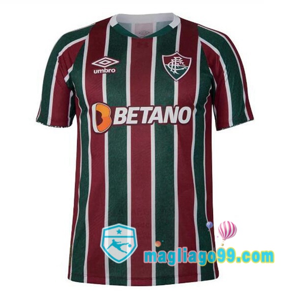 Magliago - Passione Maglie Thai Affidabili Basso Costo Online Shop | Maglia Fluminense Prima Rosso Verde 2024/2025