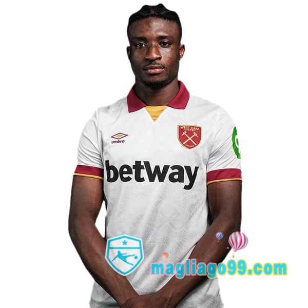 Magliago - Passione Maglie Thai Affidabili Basso Costo Online Shop | Maglia West Ham United Terza Bianco 2024/2025