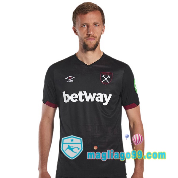 Magliago - Passione Maglie Thai Affidabili Basso Costo Online Shop | Maglia West Ham United Seconda Nero 2024/2025