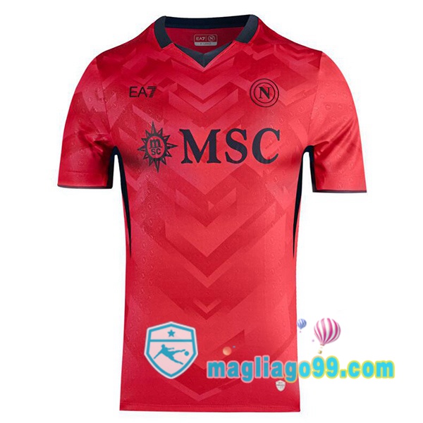Magliago - Passione Maglie Thai Affidabili Basso Costo Online Shop | Maglia SSC Napoli Portiere Rosso 2024/2025