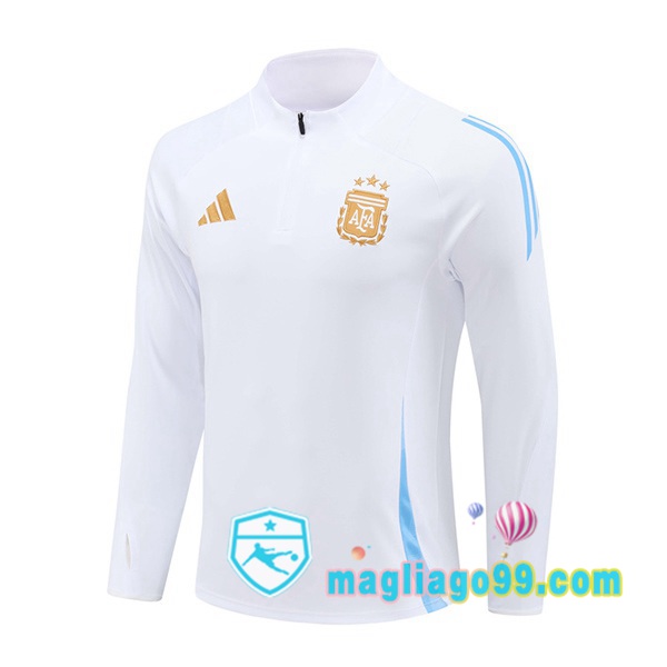 Magliago - Passione Maglie Thai Affidabili Basso Costo Online Shop | Felpa Calcio Argentina Bianco 2024/2025
