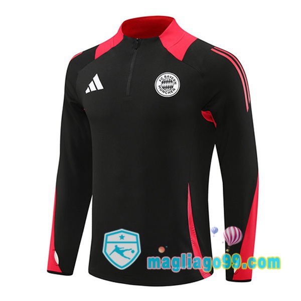 Magliago - Passione Maglie Thai Affidabili Basso Costo Online Shop | Felpa Calcio Bayern Monaco Nero 2024/2025
