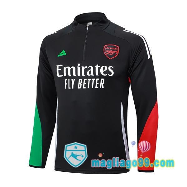 Magliago - Passione Maglie Thai Affidabili Basso Costo Online Shop | Felpa Calcio Arsenal Nero 2024/2025