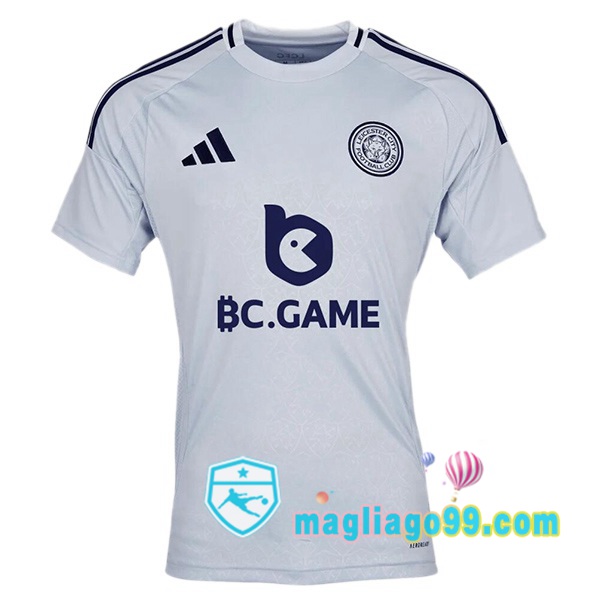 Magliago - Passione Maglie Thai Affidabili Basso Costo Online Shop | Maglia Leicester City Terza Grigio 2024/2025