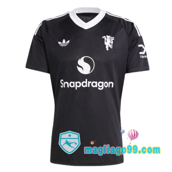 Magliago - Passione Maglie Thai Affidabili Basso Costo Online Shop | Maglia Manchester United Portiere Nero 2024/2025
