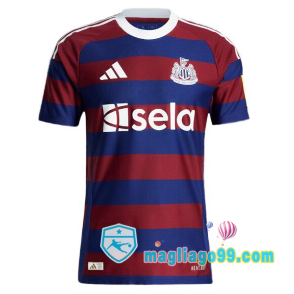 Magliago - Passione Maglie Thai Affidabili Basso Costo Online Shop | Maglia Newcastle United Terza Blu Rosso 2024/2025
