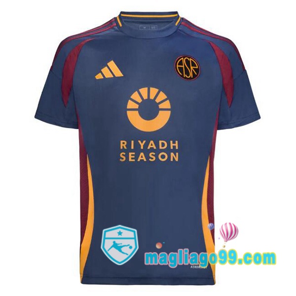 Magliago - Passione Maglie Thai Affidabili Basso Costo Online Shop | Maglia AS Roma Terza Blu Royal 2024/2025