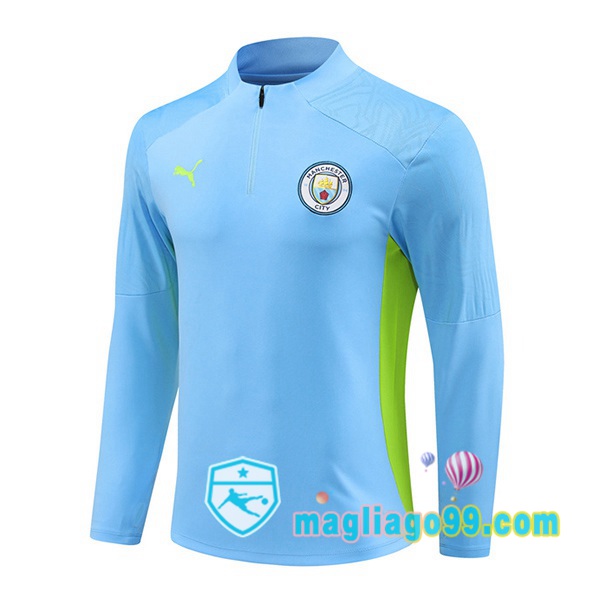 Magliago - Passione Maglie Thai Affidabili Basso Costo Online Shop | Felpa Calcio Manchester City Blu 2024/2025