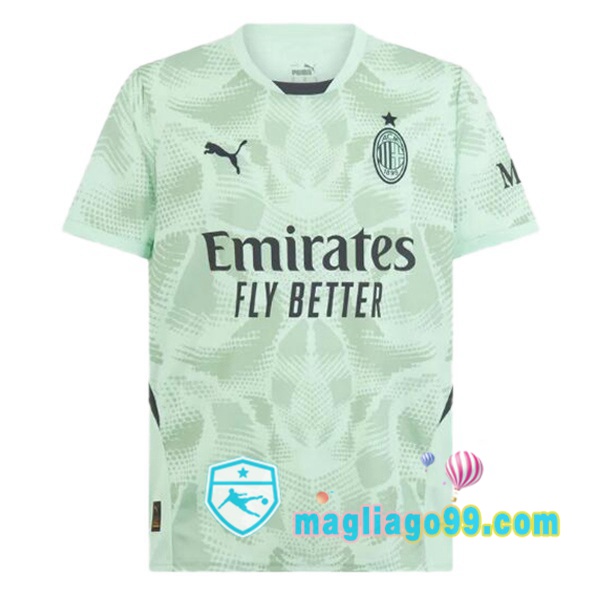 Magliago - Passione Maglie Thai Affidabili Basso Costo Online Shop | Maglia AC Milan Portiere Verde 2024/2025