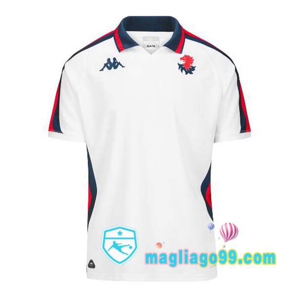 Magliago - Passione Maglie Thai Affidabili Basso Costo Online Shop | Maglia Genoa CFC Seconda Bianco 2024/2025
