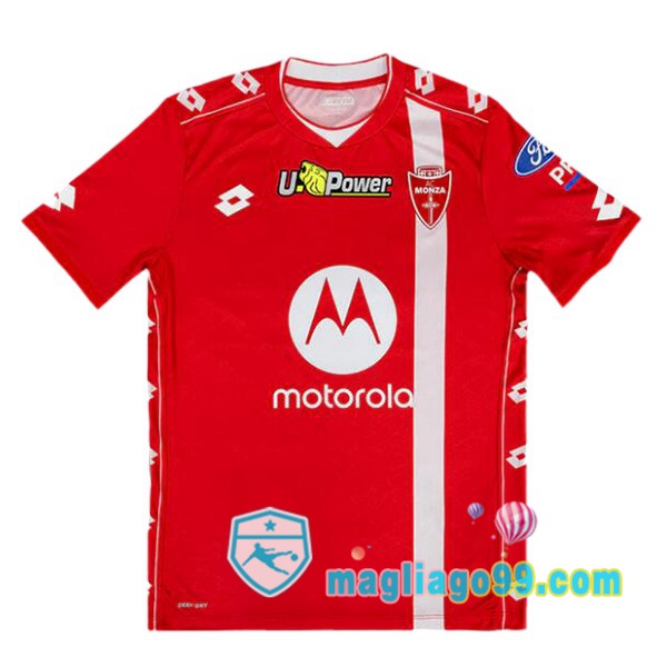 Magliago - Passione Maglie Thai Affidabili Basso Costo Online Shop | Maglia AC Monza Prima Rosso 2024/2025
