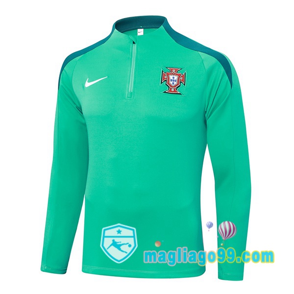 Magliago - Passione Maglie Thai Affidabili Basso Costo Online Shop | Felpa Calcio Portogallo Verde 2024/2025