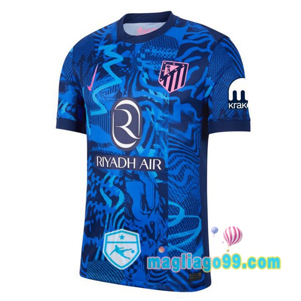 Magliago - Passione Maglie Thai Affidabili Basso Costo Online Shop | Maglia Atletico Madrid Terza Blu 2024/2025