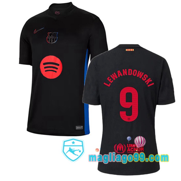 Magliago - Passione Maglie Thai Affidabili Basso Costo Online Shop | Maglia FC Barcellona (LEWANDOWSKI 9) Seconda Nero 2024/2025