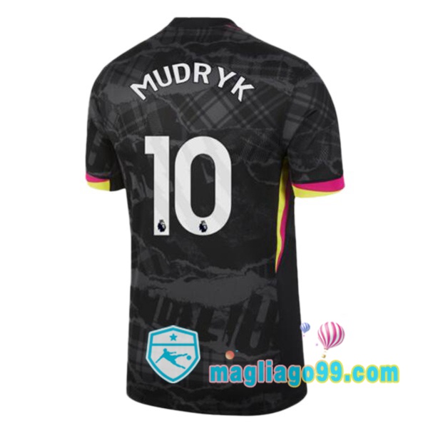 Magliago - Passione Maglie Thai Affidabili Basso Costo Online Shop | Maglia FC Chelsea (Mudryk 10) Terza Nero 2024/2025
