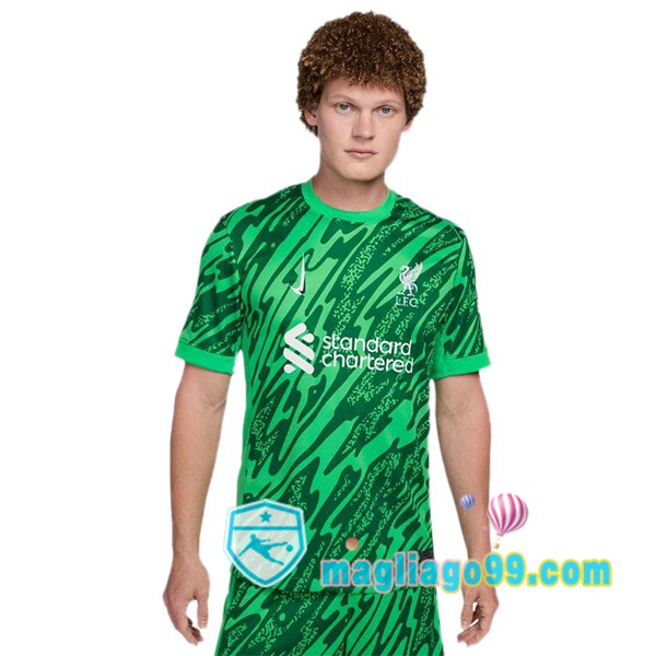 Magliago - Passione Maglie Thai Affidabili Basso Costo Online Shop | Maglia FC Liverpool Portiere Verde 2024/2025