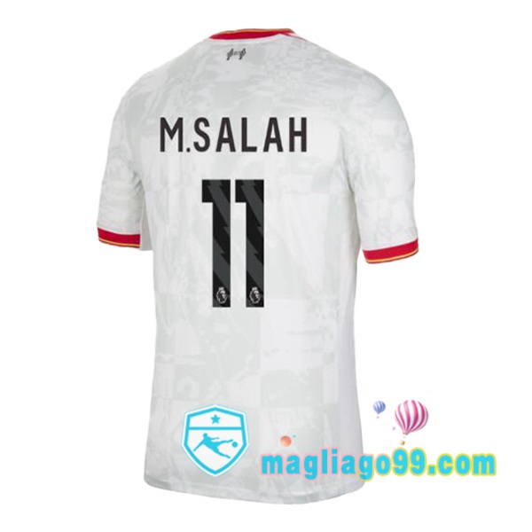 Magliago - Passione Maglie Thai Affidabili Basso Costo Online Shop | Maglia FC Liverpool (M.SALAH 11) Terza Bianco 2024/2025