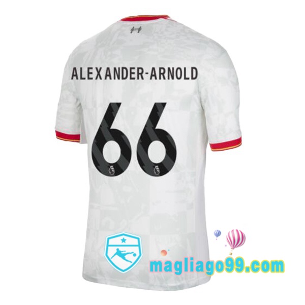 Magliago - Passione Maglie Thai Affidabili Basso Costo Online Shop | Maglia FC Liverpool (ALEXANDER-ARNOLD 66) Terza Bianco 2024/2025