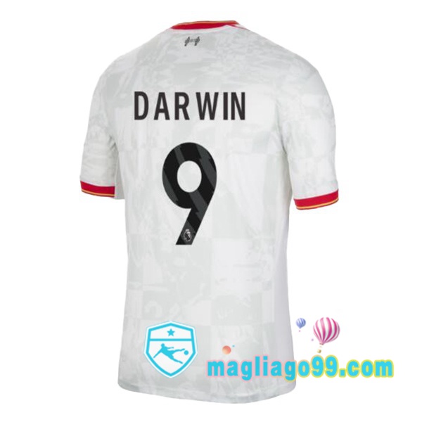 Magliago - Passione Maglie Thai Affidabili Basso Costo Online Shop | Maglia FC Liverpool (DARWIN 9) Terza Bianco 2024/2025