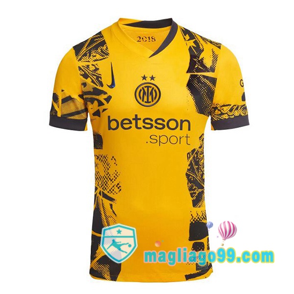 Magliago - Passione Maglie Thai Affidabili Basso Costo Online Shop | Maglia Inter Milan Terza Giallo 2024/2025