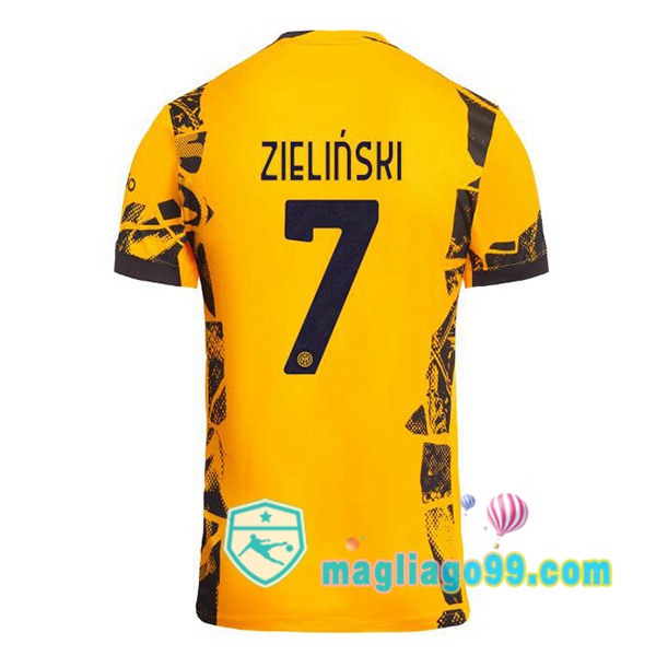 Magliago - Passione Maglie Thai Affidabili Basso Costo Online Shop | Maglia Inter Milan (ZIELIŃSKI 7) Terza Giallo 2024/2025