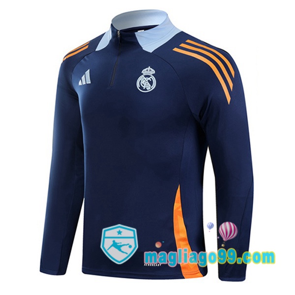 Magliago - Passione Maglie Thai Affidabili Basso Costo Online Shop | Felpa Calcio Real Madrid Blu Royal 2025/2026