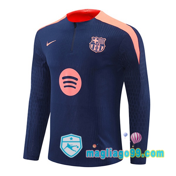 Magliago - Passione Maglie Thai Affidabili Basso Costo Online Shop | Felpa Calcio FC Barcellona Blu Royal 2025/2026