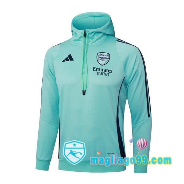 Magliago - Passione Maglie Thai Affidabili Basso Costo Online Shop | Felpa con cappuccio Arsenal Verde 2025/2026