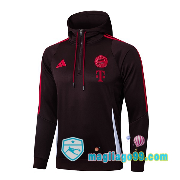 Magliago - Passione Maglie Thai Affidabili Basso Costo Online Shop | Felpa con cappuccio Bayern Monaco Rosso 2025/2026