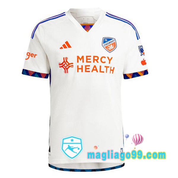 Magliago - Passione Maglie Thai Affidabili Basso Costo Online Shop | Maglia FC Cincinnati Seconda Bianco 2025/2026