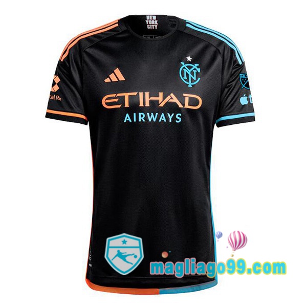 Magliago - Passione Maglie Thai Affidabili Basso Costo Online Shop | Maglia New York City Seconda Nero 2025/2026