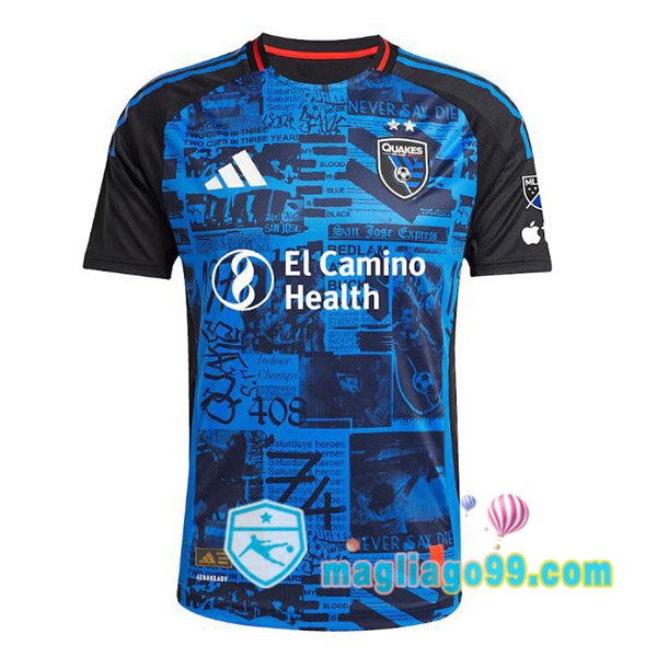 Magliago - Passione Maglie Thai Affidabili Basso Costo Online Shop | Maglia San Jose Earthquakes Prima Blu 2025/2026