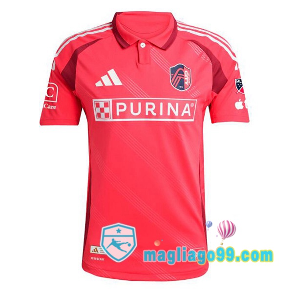 Magliago - Passione Maglie Thai Affidabili Basso Costo Online Shop | Maglia St.Louis City FC Prima Rosso 2025/2026