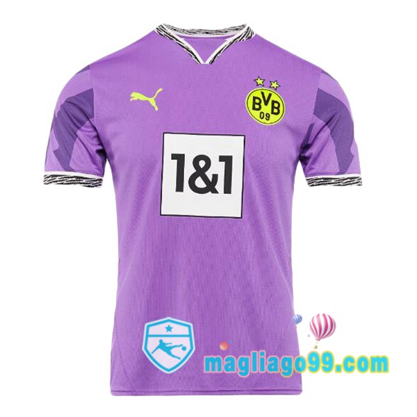 Magliago - Passione Maglie Thai Affidabili Basso Costo Online Shop | Maglia Dortmund BVB Portiere Porpora 2024/2025