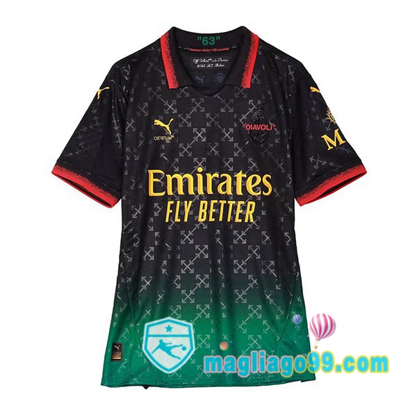 Magliago - Passione Maglie Thai Affidabili Basso Costo Online Shop | Maglia AC Milan Portiere Nero Verde 2024/2025