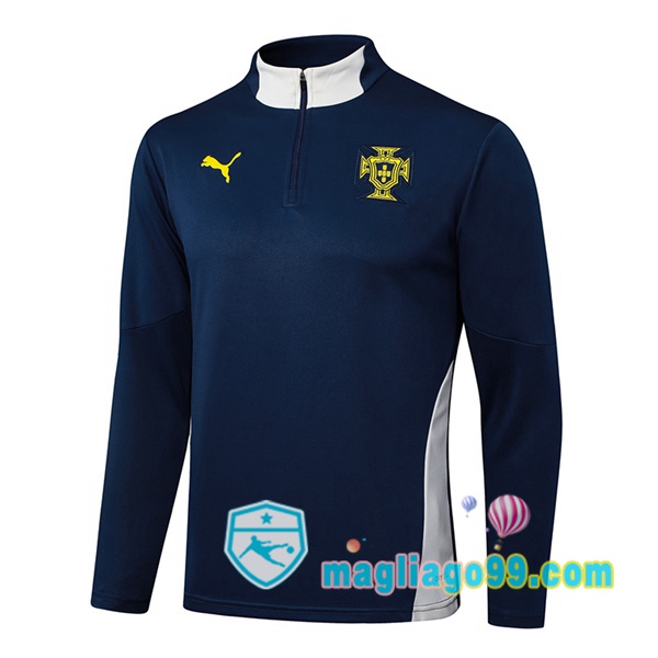 Magliago - Passione Maglie Thai Affidabili Basso Costo Online Shop | Felpa Calcio Portogallo Blu Royal 2025/2026