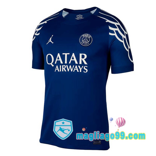 Magliago - Passione Maglie Thai Affidabili Basso Costo Online Shop | Maglia Paris PSG Quattro Blu Royal 2024/2025
