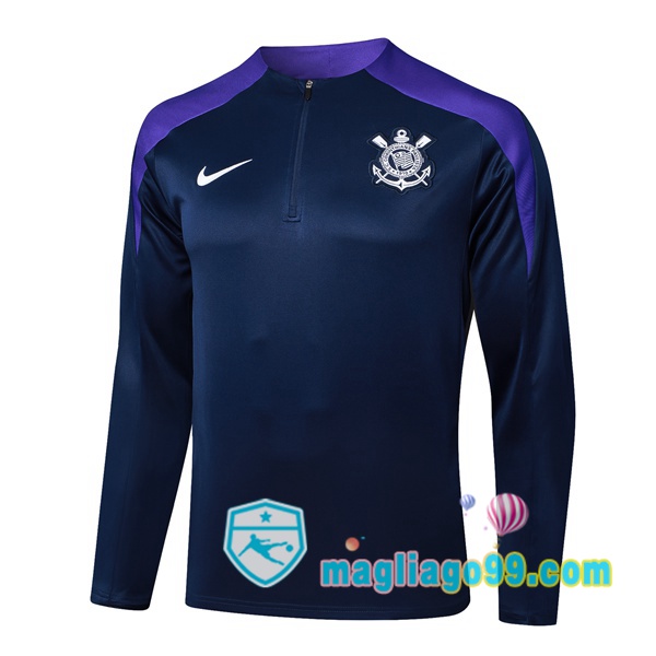 Magliago - Passione Maglie Thai Affidabili Basso Costo Online Shop | Felpa Calcio Corinthians Blu Royal 2025/2026