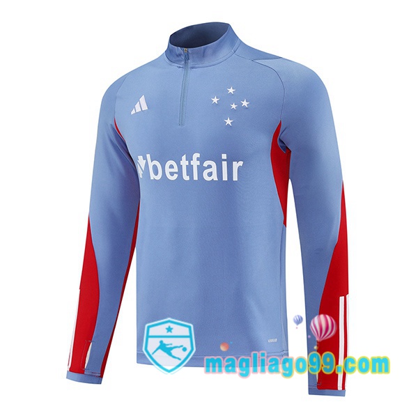 Magliago - Passione Maglie Thai Affidabili Basso Costo Online Shop | Felpa Calcio Cruzeiro EC Blu 2025/2026