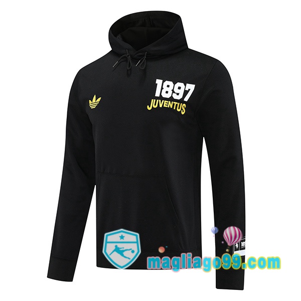 Magliago - Passione Maglie Thai Affidabili Basso Costo Online Shop | Felpa con cappuccio Juventus Nero 2025/2026