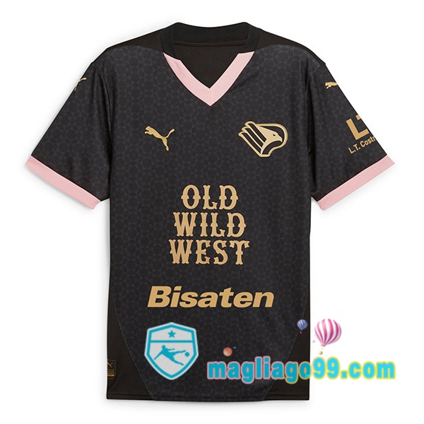 Magliago - Passione Maglie Thai Affidabili Basso Costo Online Shop | Maglia Palermo FC Seconda Nero 2024/2025