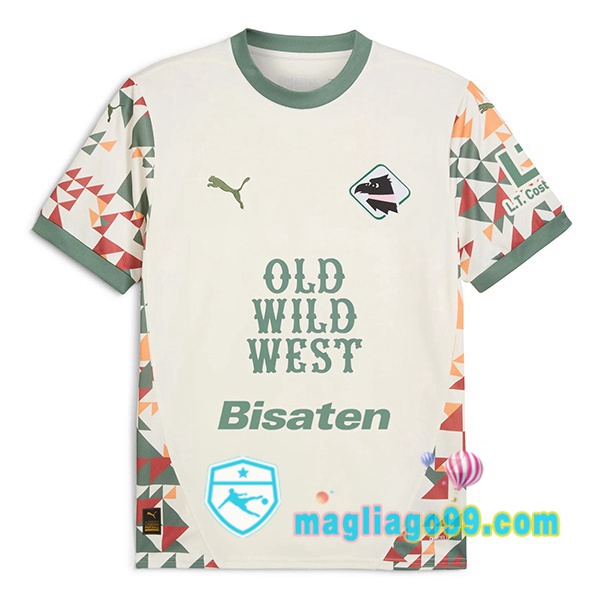 Magliago - Passione Maglie Thai Affidabili Basso Costo Online Shop | Maglia Palermo FC Terza Bianco Verde 2024/2025