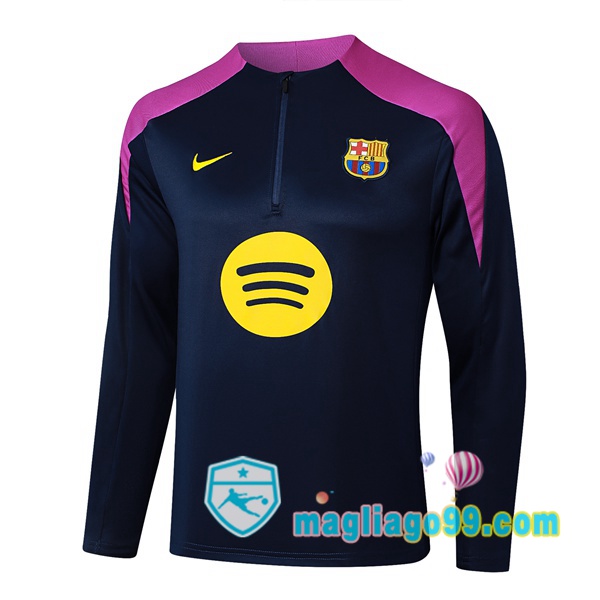 Magliago - Passione Maglie Thai Affidabili Basso Costo Online Shop | Felpa Calcio FC Barcellona Blu Royal 2025/2026