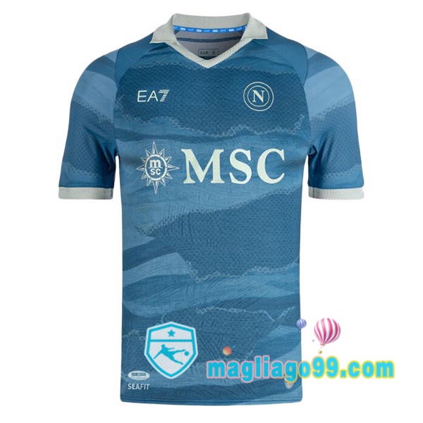 Magliago - Passione Maglie Thai Affidabili Basso Costo Online Shop | Maglia SSC Napoli Quattro Blu 2024/2025