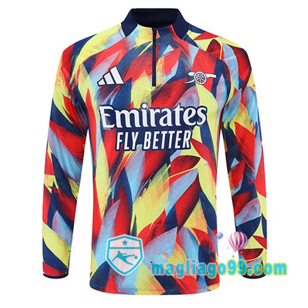 Magliago - Passione Maglie Thai Affidabili Basso Costo Online Shop | Felpa Calcio Arsenal Giallo Rosso 2025/2026
