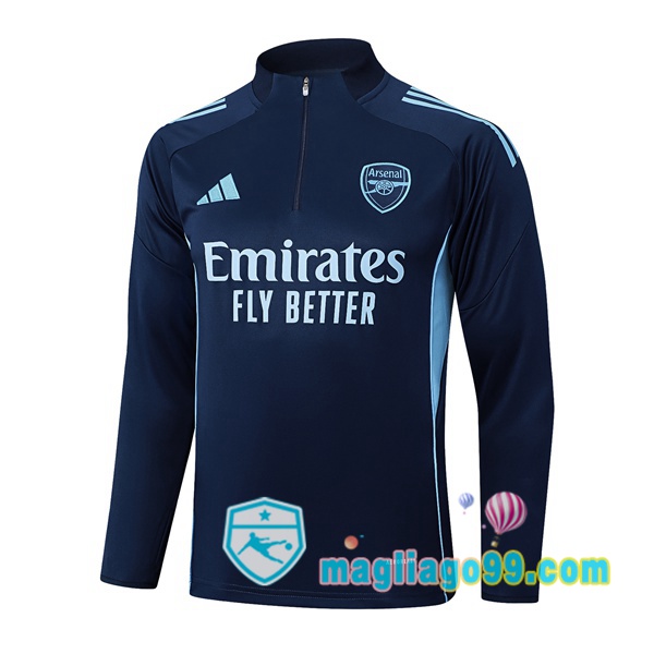 Magliago - Passione Maglie Thai Affidabili Basso Costo Online Shop | Felpa Calcio Arsenal Blu Royal 2025/2026