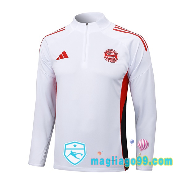 Magliago - Passione Maglie Thai Affidabili Basso Costo Online Shop | Felpa Calcio Bayern Monaco Bianco 2025/2026